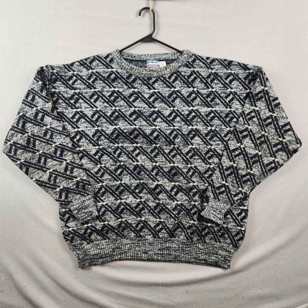 Vintage Himalaya  Men's XLT Winter Pullover Acrylic Sweater Grandpa Crosby